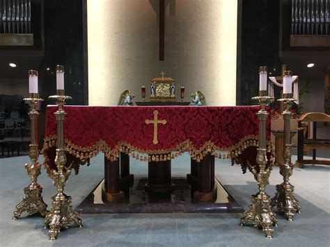 Catholic Altar Cloth For Pentecost Epiphany Of The Lord Catholic Church Katy Tx Church