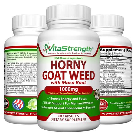 Buy Horny Goat Weed Extract With Maca Root For Increased Performance