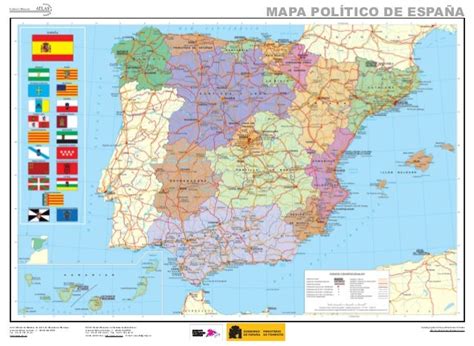 Mapa Espana Politico
