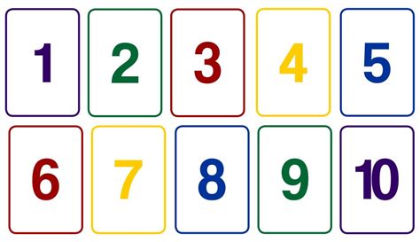 Printable Number Flash Card 1 All In One Photos