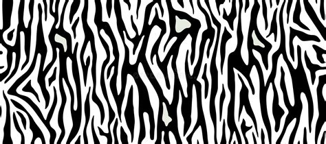 Tiger Stripes Pattern Animal Skin Line Background Vector Seamles