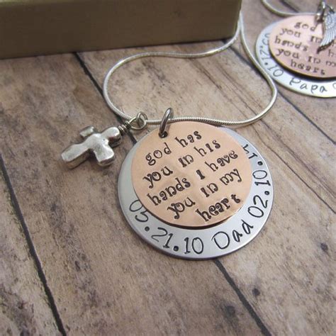 Simple ways to remember a pet. Memorial Necklace, funeral gift, In Memory of Son ...