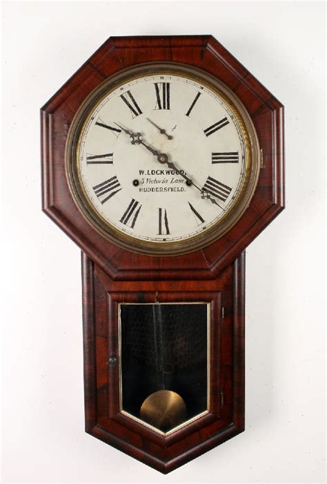 Sold Price W Lockwood En Welch Regulator Wall Clock December 5