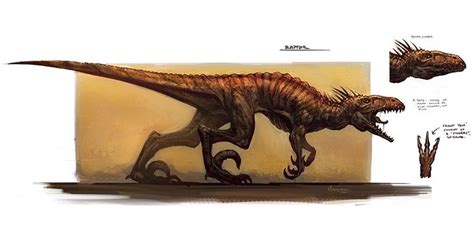 Raptor Redesign From Turok Creature Design Dinosaur Art Art
