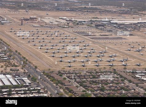 Davis Monthan Air Force Base Boneyard In Arizona Stock Photo Alamy