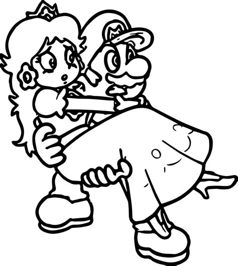 There are several games, including mario brothers, super mario bros. Daisy And Mario Coloring Page | Wecoloringpage.com