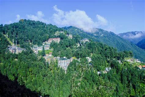 Panoramic View Of Hill Station Stock Image Image Of Dalhousie