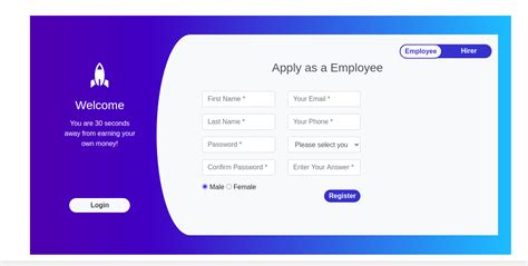 Bootstrap 4 Dual Design Registration Form Snippets Gosnippets