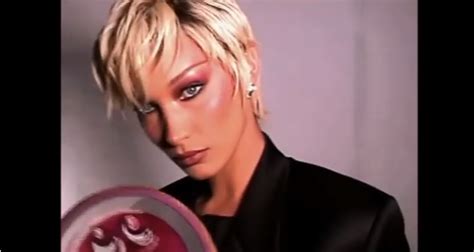double take bella hadid shows off blond pixie cut