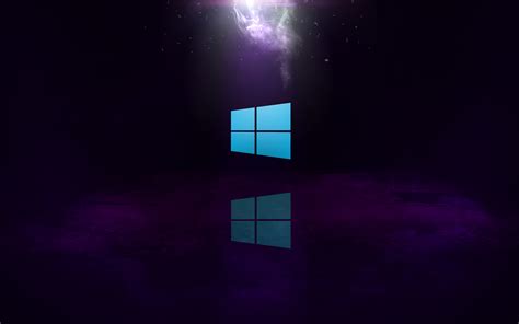 Download Wallpapers 4k Windows 10 Purple Background