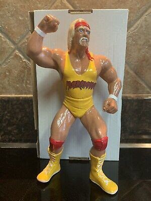 Wwf Ljn Hulk Hogan Custom Painted Yellow Hulkamania Ebay