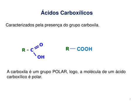 PPT Ácidos Carboxílicos Química Orgânica 301Q PowerPoint Presentation