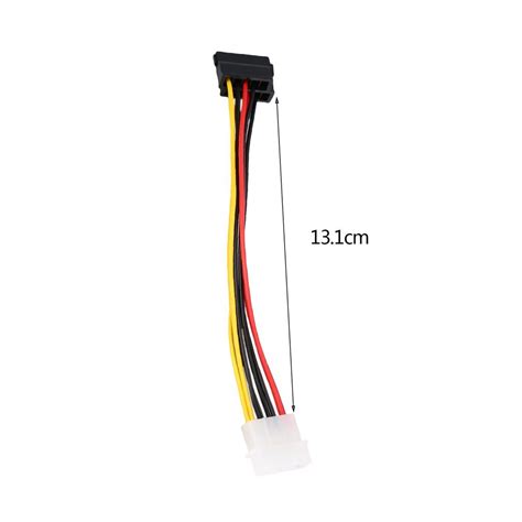 4 Pin Ide Molex To 2 Of 15 Pin Serial Ata Sata Hdd Power Adapter Cable