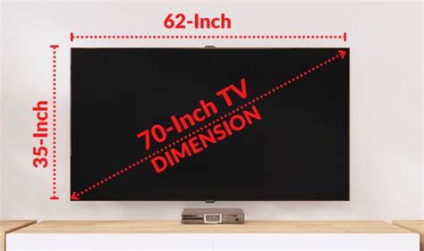 70 Inch Tv Dimensions For All Brands [mm Cm Inches And Feet]