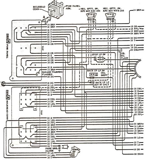 70 Chevelle Wiring Harness Diagram