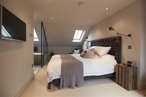 You could forego walls and instead zone the two. Conley & Co - Loft conversion - Balham, London. House ...