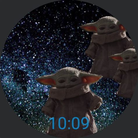 What are the new faces for the apple watch 6? Baby Yoda Space - WatchMaker Watch Faces