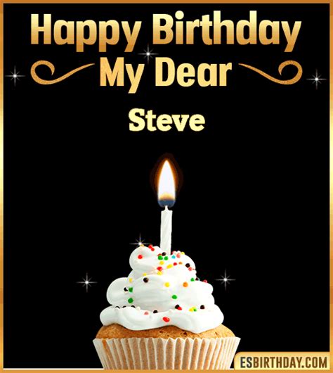 happy birthday steve 🎂 images animated wishes【28 s】