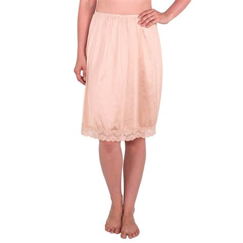 under moments women s half slip with lace details anti static