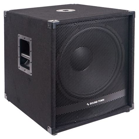 Sound Town 18 4000w Powered Subwoofers With Speaker Outputs Metis