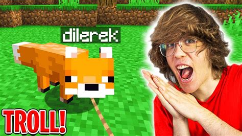 Czym Się Oswaja Lisa W Minecraft - TROLL ZAMIENIŁEM SIĘ W LISA! | Minecraft Extreme