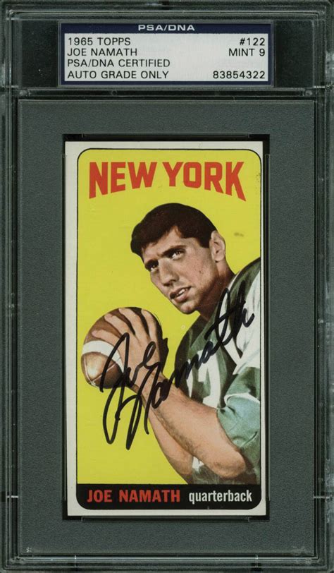 Check spelling or type a new query. Lot Detail - Joe Namath Ultra-Rare Signed 1965 Topps ...