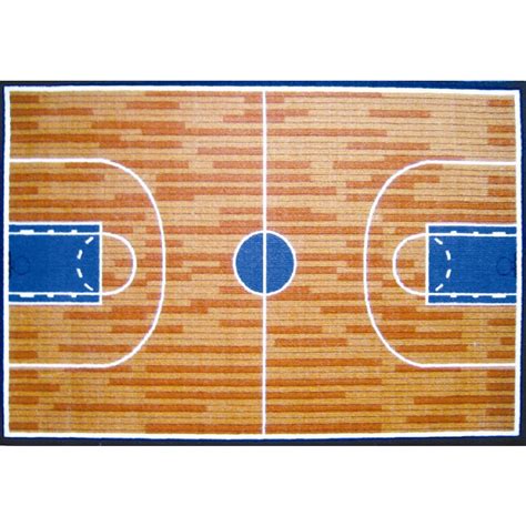 Fun Rugs Basketball Court Rug 19 X 29 Free Shipping 2999