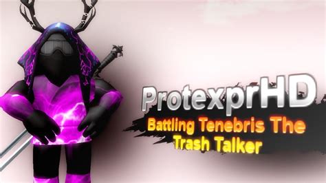 Battling Tenebris The Trash Talker Roblox Beyblade Rebirth Youtube
