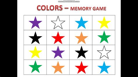 The Colors Game Youtube