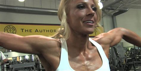 huge muscle blonde amazon woman 5 10 high 180 pounds of ripped muscle youtube