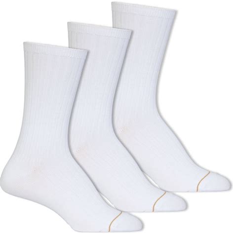 Gt By Goldtoe Ladies Super Soft Crew Socks 3 Pack