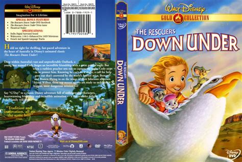 The Rescuers Down Under Movie DVD Scanned Covers The Rescuers Down