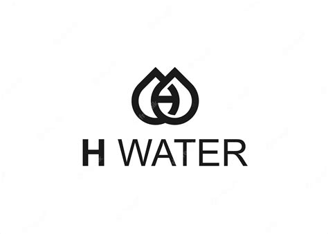 Premium Vector Initial H Water Logo Design Vector Illustration