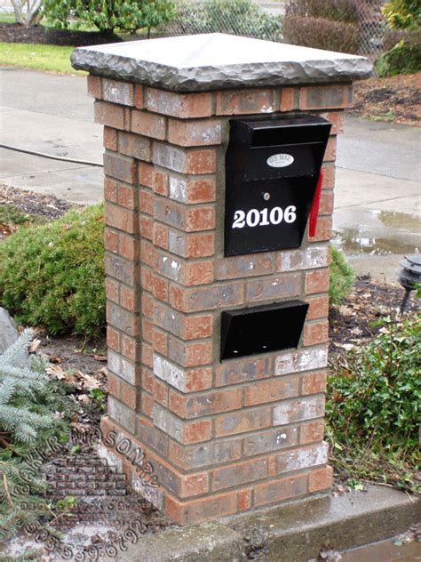 Check out the best designs for 2021 and discover your favorites! Brick Mailbox- I don't love the giant white numbers, but ...