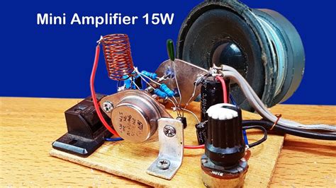 Thanks a lot to be with us. How to make15W Mini Audio Amplifier Circuit using 2N3055 MJ2955 and BC548 - ViYoutube