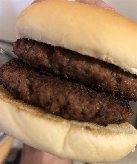 [homemade] plain double hamburger : r/food