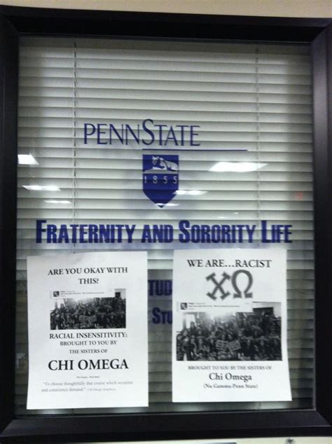 penn state sorority chi omega investigated over racist image