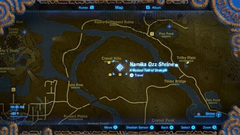 Zelda Breath Of The Wild Guide Namika Ozz Shrine Location Treasure