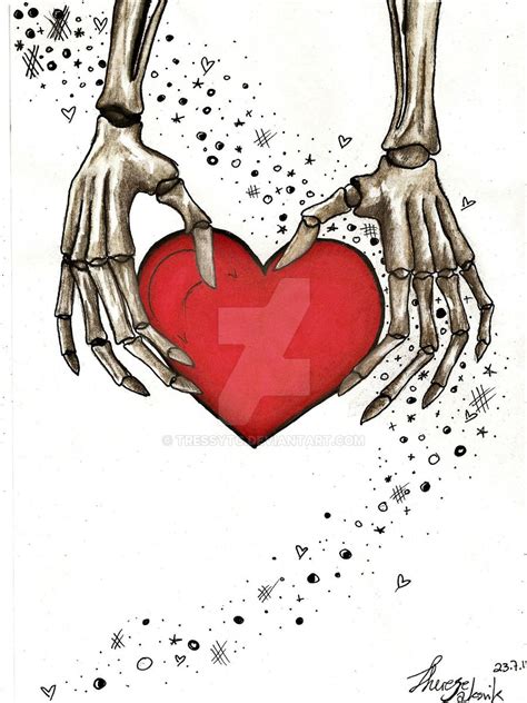 Skeleton Heart By Tressytc On Deviantart