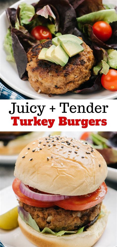 Easy Turkey Burgers That Are Juicy And Packed With Flavor Recipe