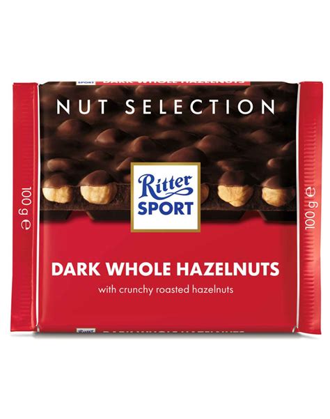 Ritter Sport Dark Chocolate Whole Hazelnuts Gms Kingdom Of Bahrain