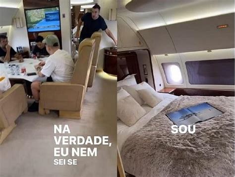 neymar exibe avião de luxo em suas redes sociais veja notícias chapecó