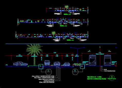 Road Section Dwg Section For Autocad • Designs Cad