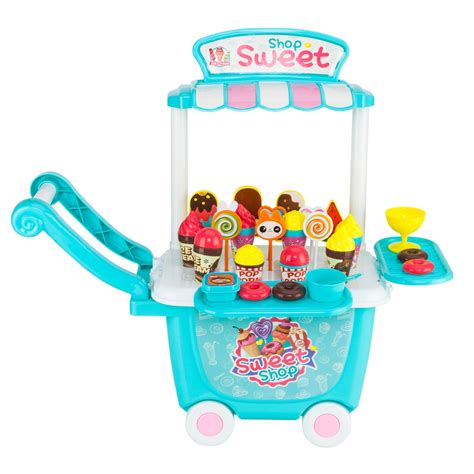 ✓free icecream is trendy, 159,369 total plays already! Cute Kids Simulation Ice Cream Shop Dresser Cart Pretend ...