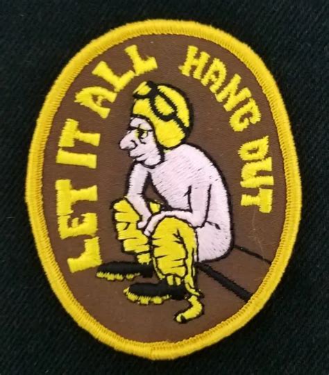 vintage 70s let it all hang out racing ratfink motorcycle biker patch sew on 27 89 picclick