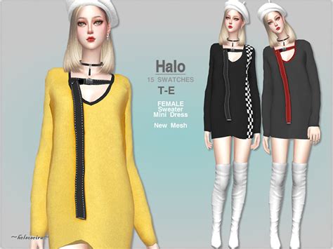 Best Sims 4 Sweater Dress Cc You Can Download All Free Fandomspot