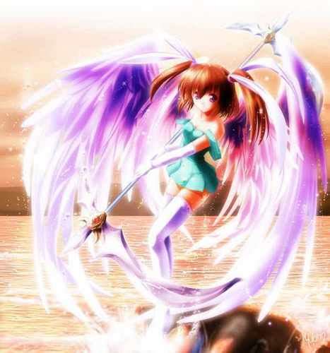 Anime Images Anime Cute Angel Girl Wallpaper And