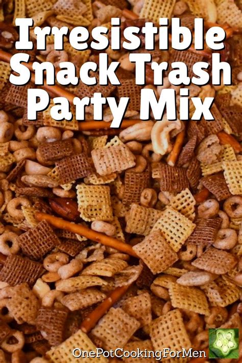 The origins of its peculiar name are unknown, but everyone who's had it knows how awesome it is. Irresistible Snack Trash Party Mix - | Recipe | Chex mix ...