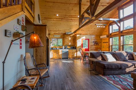 Living Area 2 Hideaway At Clear Sky Ridge Cabin Rentals