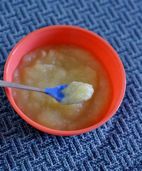 How To Make And Freeze Homemade Baby Food Applesauce